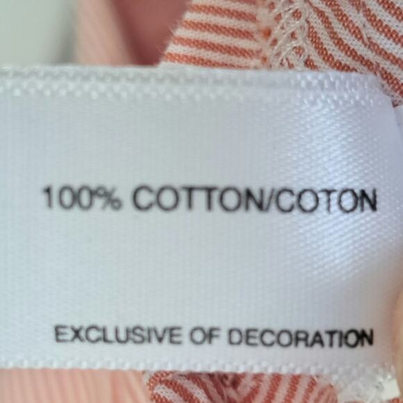 Cutter&Buck Miami Dolphins Long Sleeve Button Up Women's Shirt Orange White NFL - Picture 8 of 8